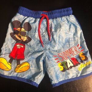 Boys  2T Disney Mickey Mouse Swim Trunks Summer‎ Beach Kids